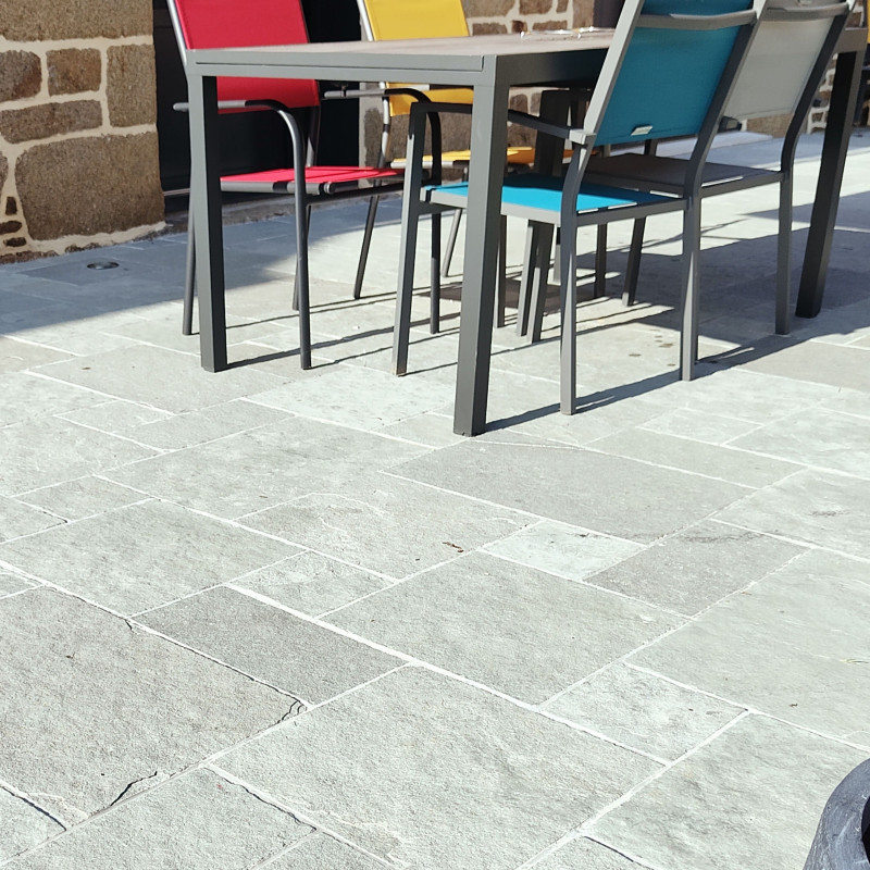 Dallage opus romain 4 formats Tandur gris Dallage opus romain 4 formats Tandur gris