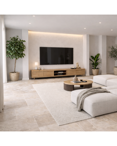 Dallage Travertin beige choix commercial