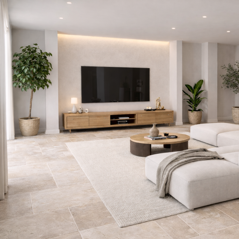 Dallage Travertin beige choix commercial Dallage Travertin beige choix commercial