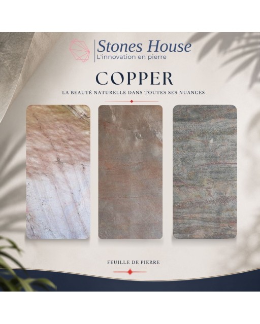 Feuille de pierre Copper