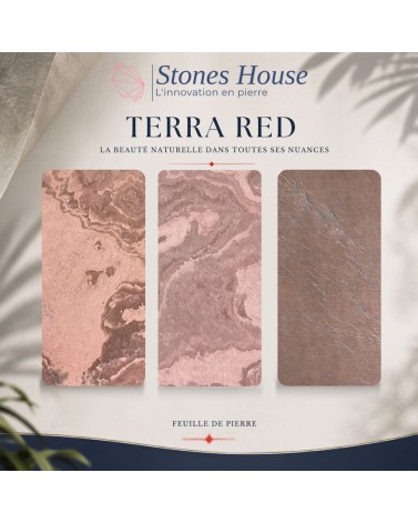 Feuille de pierre Terra red