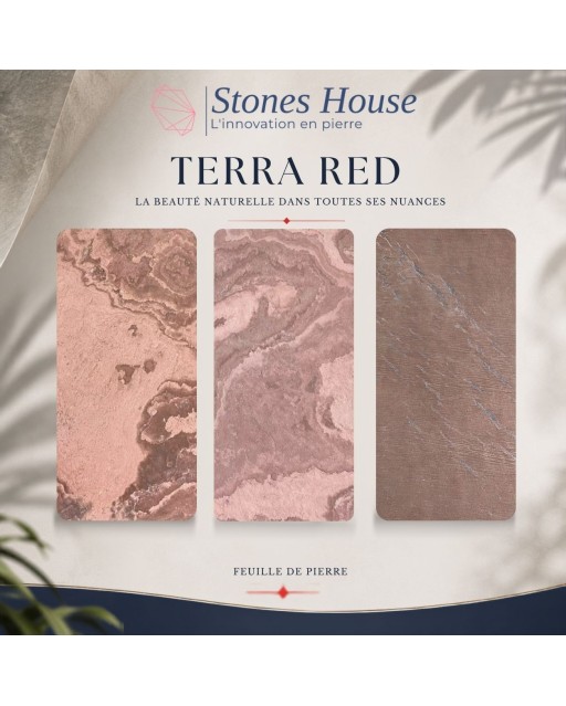 Feuille de pierre Terra red