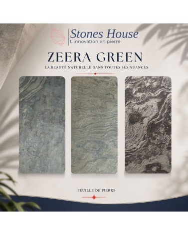 Feuille de pierre Zeera green