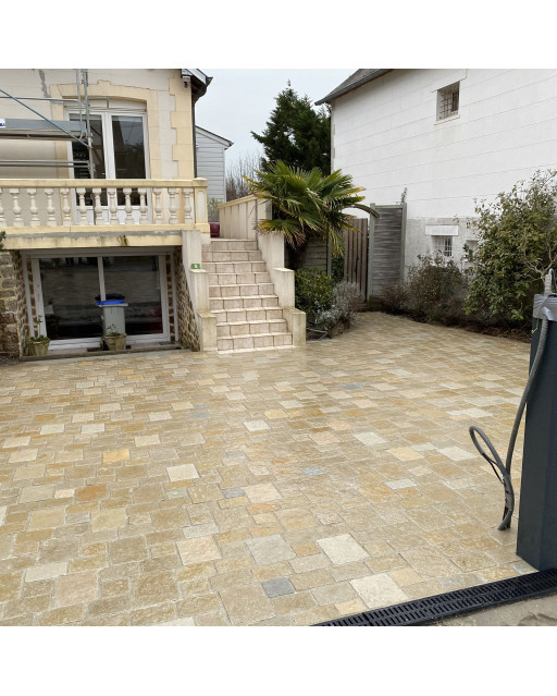 Pavé Tandur beige scié
