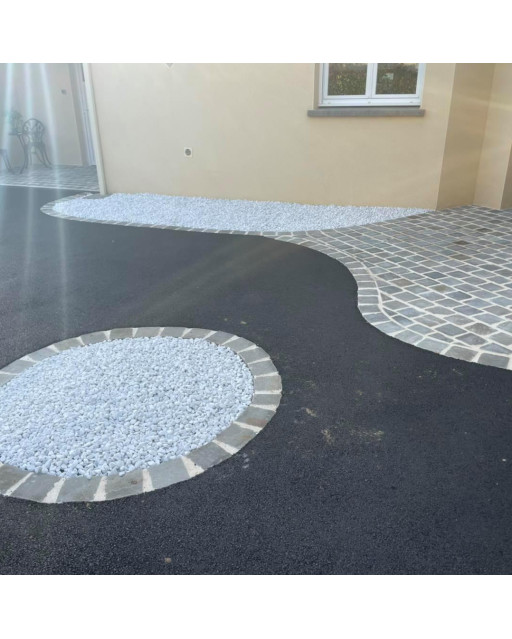 Pavé Grès Kandla gris calibré