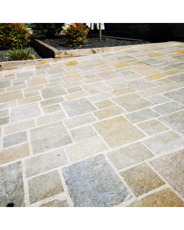Pavé Tandur beige scié