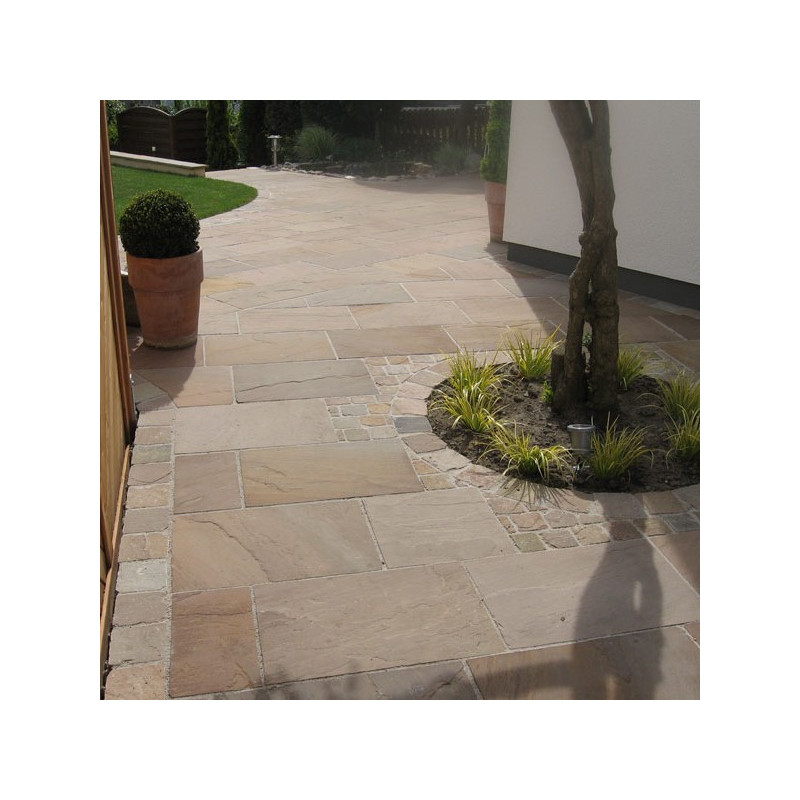 Dallage Grès Kandla multicolore