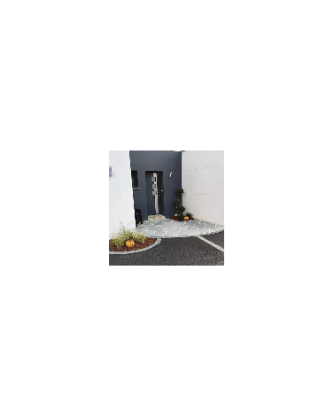 Dallage Tandur gris contemporain (côtés sciés)