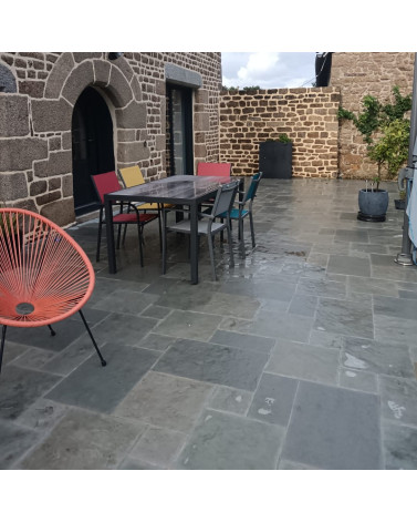 Dallage Tandur gris contemporain (côtés sciés)