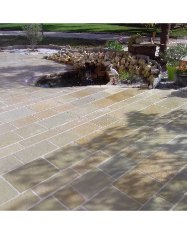 Dallage Tandur beige côtés naturels