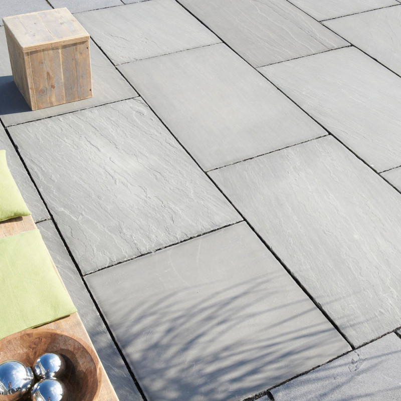 Dallage Grès Kandla gris