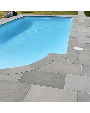 Margelle de piscine Grès Kandla gris
