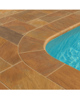 Margelle de piscine Grès Kandla multicolore