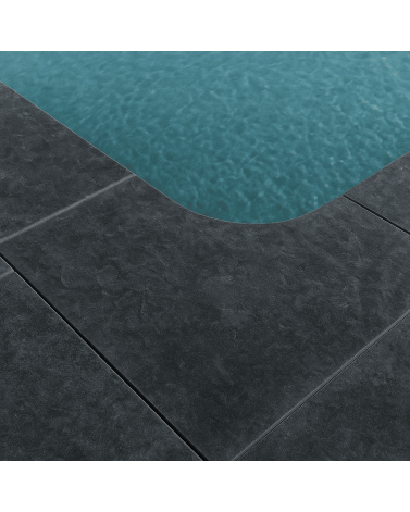 Margelle de piscine pierre de Bali