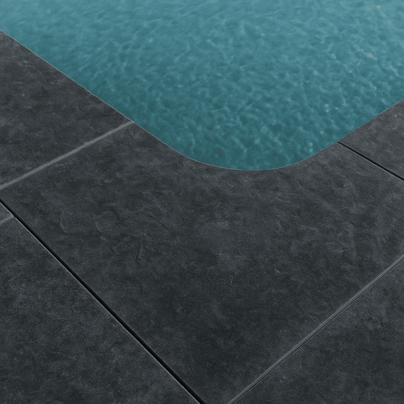 Margelle de piscine pierre de Bali