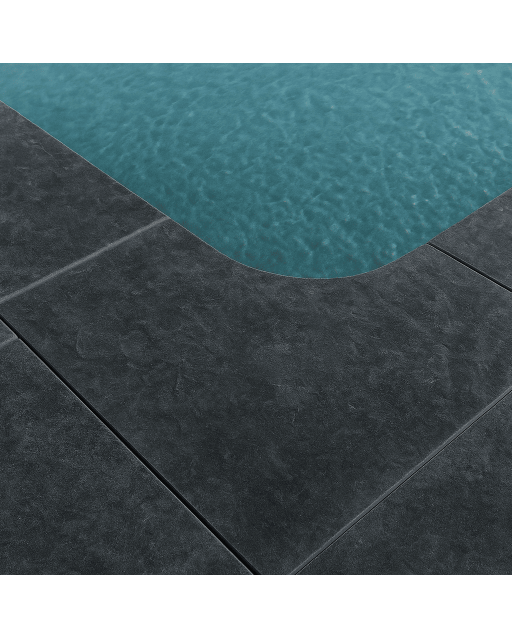 Margelle de piscine pierre de Bali