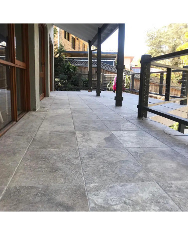 Dallage Travertin Silver