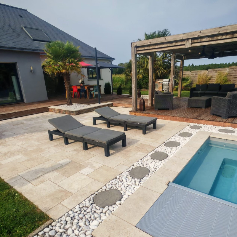 Opus Travertin light 1er choix